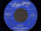 ROCKABILLY 45 Johnny Amelio JUGUE on BLUE MOON 410 rare