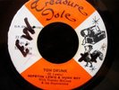 HOPETON LEWIS Tom Drunk TREASURE ISLE REGGAE FUNK 45