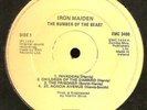 NWOBHM-IRON MAIDEN-THE NUMBER OF THE BEAST-RARE IRISH P