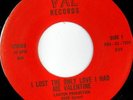 rare Northern Soul 45 JOE VALENTINE lost the only love