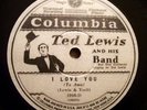 Ted Lewis Band-Columbia 1916-D Lewisada Blues E+ gray p