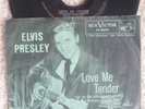Elvis Presley-Love Me Tender-HTF USA 45+RARER GREEN PS