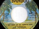 rare Crossover Soul 45 LEE CHARLES i get high BAMBOO