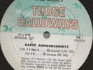 THOSE CALLAWAYS ? 1965 WALT DISNEY BRIAN KEITH - LINDA EVANS 33 RPM RADIO SPOTS