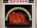 RAINBOW On Stage 2xLP uk 1st Oyster 1977 Never Played +inners MINT/EX+
