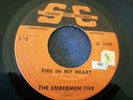 1966 GARAGE PUNK--EMBERMEN FIVE--FIRE IN MY HEART--STUDIO CITY 1053
