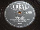 JOHNNY BURNETTE TRIO - HONEY HUSH RARE CORAL 78