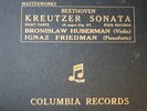 Beethoven Kreutzer Sonata Huberman Violin Friedman Piano 4x 12