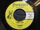 SAXONS YORKSHIRE LABEL GARAGE CLEAN 45 RECORD #102