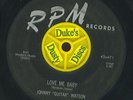 Johnny Guitar Watson/Love Me Baby/She Moves Me/RPM 471