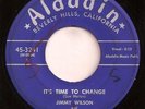 rare blues 45 Jimmy Wilson on Aladdin LISTEN