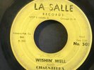 45 CHAUNTEURS on LA SALLE Wishin Well rare doo wop HEAR