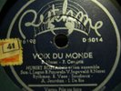 HUBERT ROSTAING  ET S ENSEMBLE__PILE OU FACE__VOIX DU MONDE