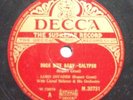 LORD INVADER with LIONEL BELASCO ORCH Dock Site Baby / Go Far It UK DECCA M30731
