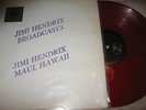 JIMI HENDRIX lp (broadcast/maui) tmoq double lp rare   VG-