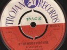 TYRONE DAVIS If this world were mine / You done me wrong Trojan 677 The rare one