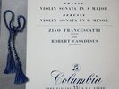 FRANCESCATTI - CASADESUS / FRANCK -DEBUSSY / COLUMBIA 33CX 1111