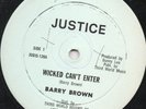 Barry Brown - Wicked Can't Enter - Original Press Justice Roots 12 Inch