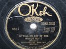 MISSISSIPPI SHEIKS  Sitting On Top Of The World No. 2  78 rpm OKEH 8854 *HEAR*