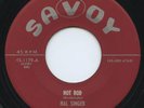 Rare R&B 45 - Hal Singer - Hot Rod / Rock N' Roll - Savoy 45-1179 - LISTEN