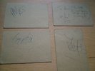 KILLING JOKE. RARE SIGNED TICKETS by JAZ/GEORDIE/YOUTH & PAUL.1980/1981