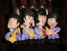 Beatles Original 1960s Complete  Set of  Four  Inflatable Dolls