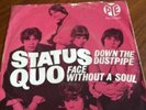 STATUS QUO face without a soul / down the dustpipe SWEDISH NORWEGIAN PS psych 45