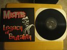 Misfits - Legacy of Brutality LP text labels translucent Samhain punk kbd oi