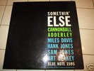 JAZZ LP Cannonball Adderley SOMETHIN' ELSE Blue Note 1595 VG+