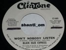 FUNK/Soul 45 BLACK HAZE EXPRESS Won't Nobody Listen on CLINTONE Promo M- LISTEN