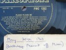 Please Please Me Beatles Black + Gold Mono Dick James 1st Lacquer GR stampers