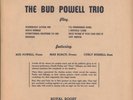 Bud Powell on 10” Royal Roost