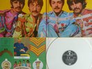 THE BEATLES Sgt Peppers Lonely Hearts Club WHITE vinyl France LP EX+