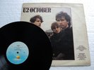 U2 - OCTOBER  - VERY RARE ZIMBABWE LP  EX Condition