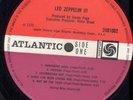 LED ZEPPELIN 3 LP 10 trk revolving wheel gatefold slv design plum/orange label m