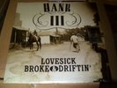 HANK WILLIAMS III Lovesick Broke & Driftin LP Sealed RSD 180 Gram Colored Vinyl