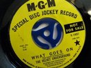 VELVET UNDERGROUND What Goes On/Jesus MGM DJ 45 yellow label original LISTEN