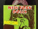 NEW YORK DOLLS Bad Girl / Subway Train '72 German Bellaphon 45 w/ Picture Sleeve