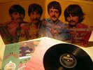 The Beatles ''Sgt. Pepper'' First Pressing Mono, Original Inner Sleeve+Cut-out