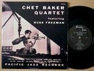 10'' JAZZ LP, CHET BAKER QUARTET, FEAT. RUSS FREEMAN, ON  PACIFIC JAZZ PJLP-6