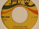GHETTO CONNECTION reggae soul 45 on JAH LIFE “Strogglers Time” original HEAR