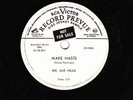MR. SAD HEAD   RCA 20-5388 (DJ)  E   RCA vinyl promo78  Jump Blues from 1953