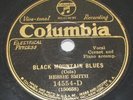 Bessie Smith on Columbia 78 14554-D, RACE - Black Mountain Blues / Hustlin' Dan