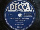 78 WESTERN SWING Buddy Jones   DECCA 5490