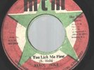 ERROL HOLT - A YOU LICK ME FIRST / [TAFARI]