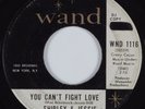 R&B Soul 45 SHIRLEY & JESSIE You Can't Fight Love WAND HEAR