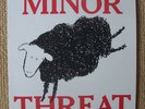 MINOR THREAT - Out of Step - White Label Test Pressing Silksceened - DISCHORD