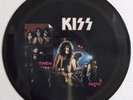 KISS, THEN AND NOW, BAT SHAPE, IMPORT, PICTURE DISC, EX. COND.,LIMITED EDITION