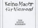 Ton Steine Scherben „Keine Macht Für Niemand“ Selten