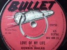 BULLET 69 - Dennis Walks - LOVE OF MY LIFE / SHADY TREE